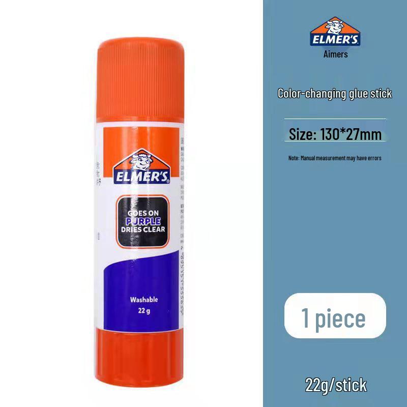 Elmer's Kids Purple Color-Changing Washable Glue & Eyebrow Concealer Stick