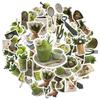 35pcs-50pcs Vintage Botanical Stickers Natural Nature Vintage Stickers Nature Sticker Pack For Suitcase Fridge Phone Luggage