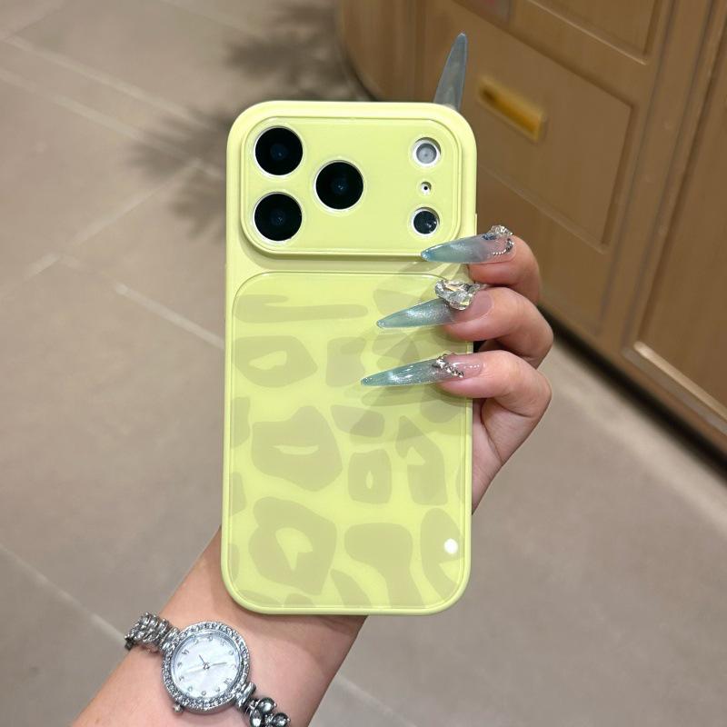 Leopard Print Drop-proof Phone Case for iPhone 13/14/15 Pro/Max iPhone 16 Pro Max