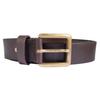 Ceinture - LEONARDO VERRELLI - Modèle 90 cm - Cuir véritable - Marron - Boucle ardillon