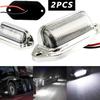 2PCS 6 LED Car License Number Plate Light For SUV Truck Trailer Van Tag Step Lamp White Bulbs Car Products License Plate Lights License Plate Lights