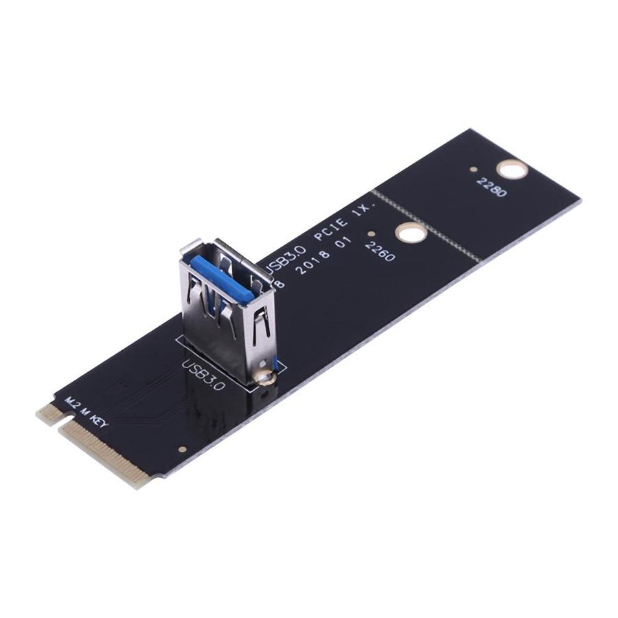 4pcs NGFF M.2 To USB 3.0 Converter PCI-E Riser Card Adapter For Mining Machine