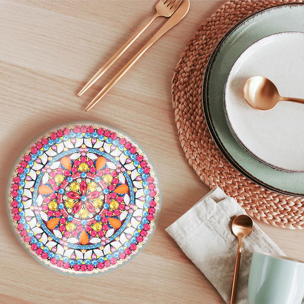 6PCS Special Shape Diamond Painting Art Coaster Kit Acrylic Diamond Painting Coasters Kits Washable Diamond Painting DIY Coaster