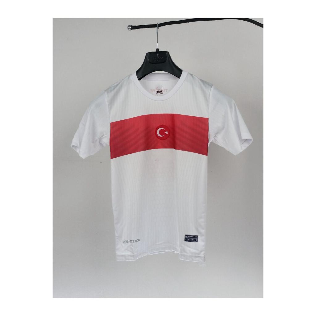 Arda Turan Turkey White Kids Astroturf Jersey