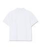 LEE Women Pique Collar Crop T-Shirt White