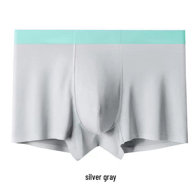 Pánské bezešvé antibakteriální modalové boxerky - střední pas, tenké a prodyšné