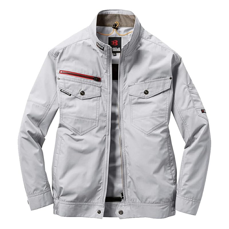 

[Bartle] Work clothes with fan air craft Long sleeve blouson (clothes only) AC7141 M size 5 silver