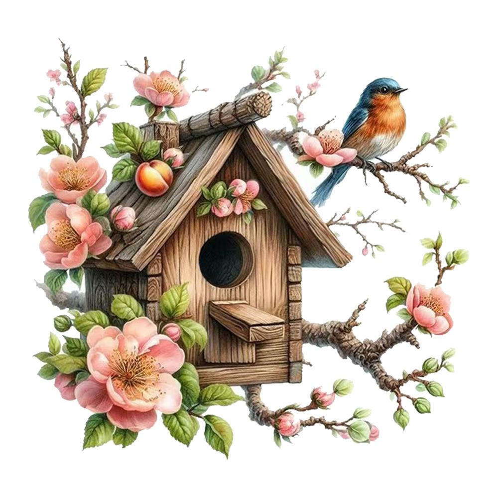 

QT2482#Реалистичная наклейка на машину с цветами сакуры и птицами, подходит для ноутбука, автомобиля, грузовика, фургона, внедорожника, мотоцикла, бампера, окна 10cm-longest side