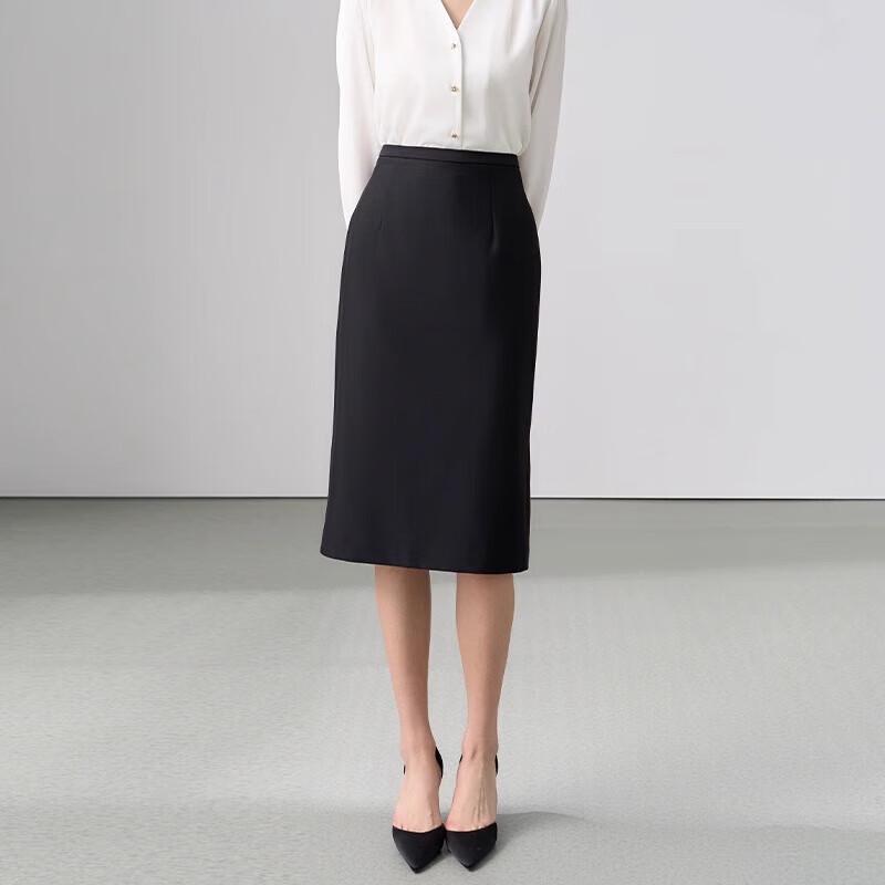 Women's Professional Black Pencil Skirt