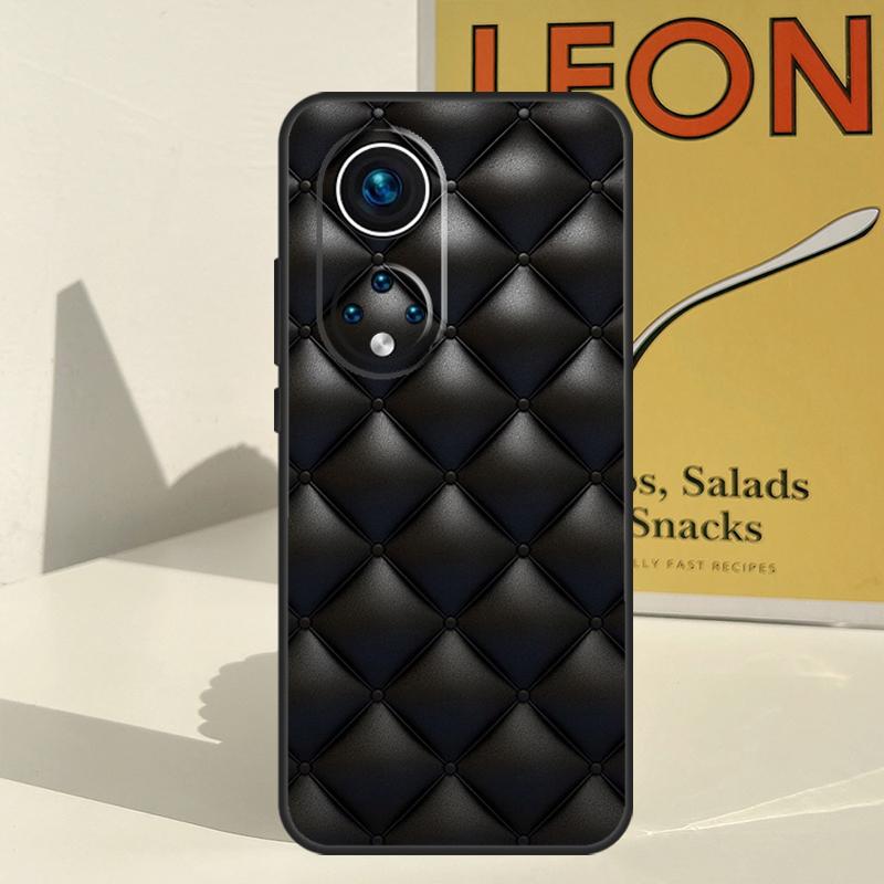 Quilted Texture Sofa Pattern Crown Case For Honor 200 Pro X9b X9a X8b X8a X8 X9 X9c 50 70 90 Lite Honor Magic 7 5 6 Pro Funda