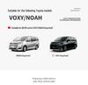 Flame Retardant Anti-Slip Eco-Friendly TPR Floor Mats for Noah Voxy 90 Series Hybrid