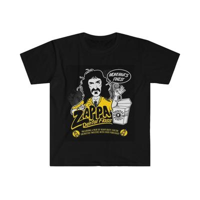 T-shirt di Cotone Morbido. Frank Zappa