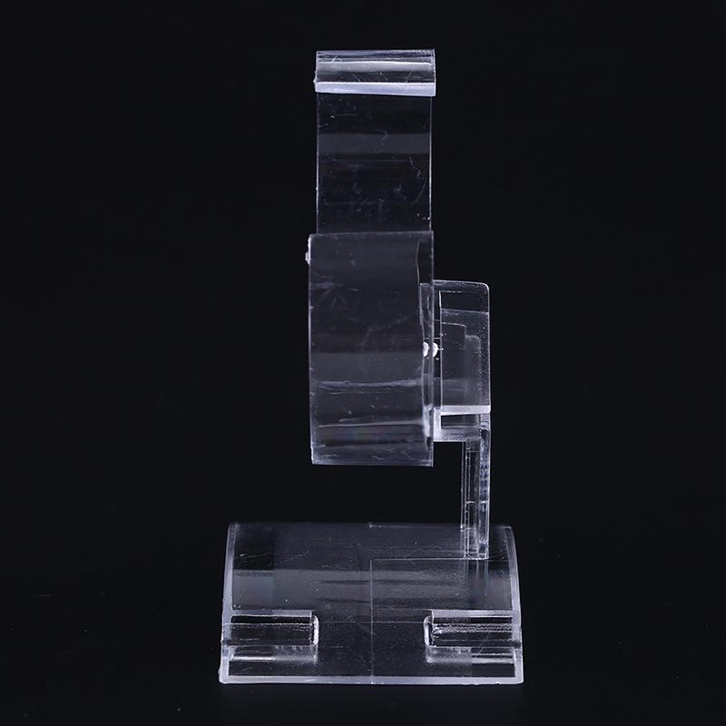 Clear Plastic Wrist Watch Display Rack Holder Sale Show Case Stand Tool