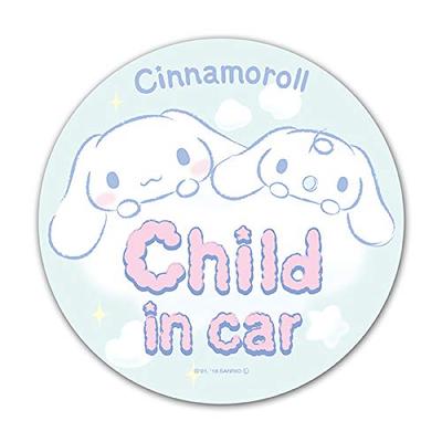 Cinnamoroll Magnetic Sticker Standard Design CHILD Round Shape 5.9 Inches (15 Cm)