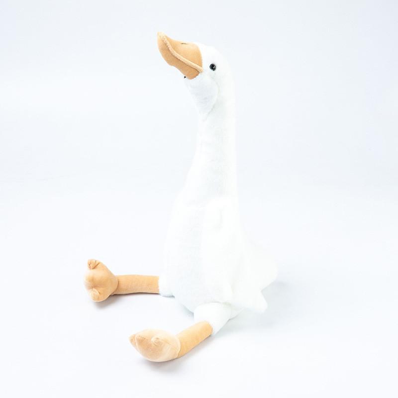 Cute Plush Toy Goose Adorable Cartoon Stuffed Swan Creative White Goose Doll