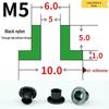 T-förmige Nylon-Dichtungsscheibe M3-M35 Gewinde Isolierabstandshalter