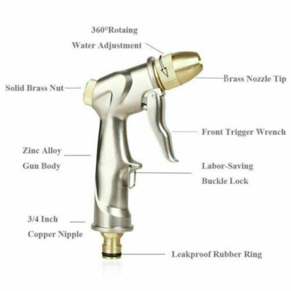 High Pressure Water Spray Tools Brass Nozzle Garden Irrigation Tools New Brass Nozzle  Car