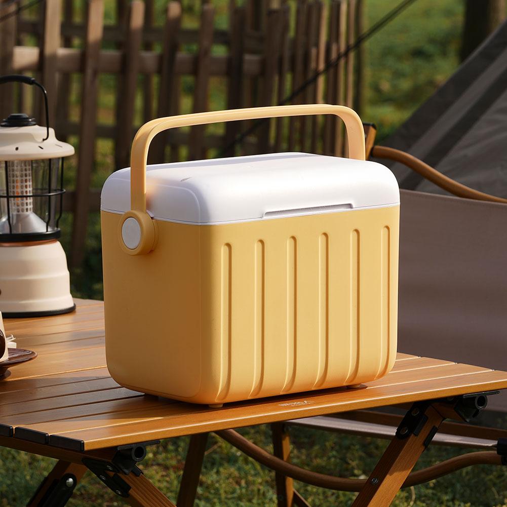 6L Insulated Ice Chest Multipurpose Portable Ice Bucket Outdoor Hard Cooler for Camping Picnic Beach Drink Beverage Fishing