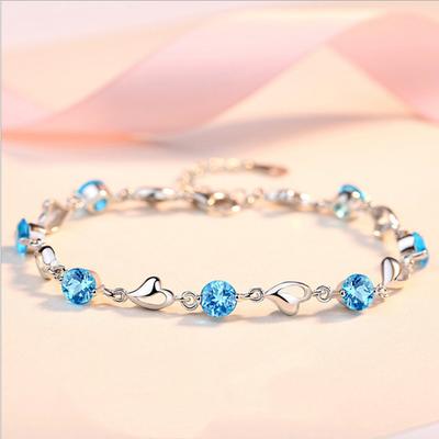 S925 Sterling Silver Bracelet Female Korean Style Personalized and Mori Student 520 Birthday Gift