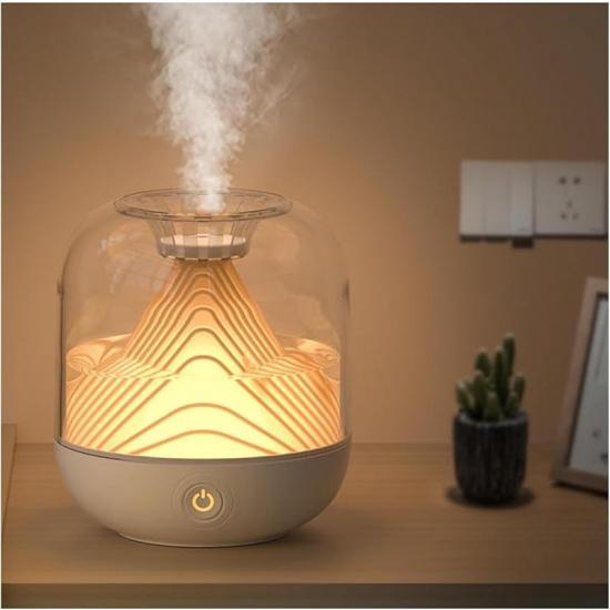 Landscape Design Personal Humidifier, 700ml Mini Humidifier for Bedroom, USB Rechargeable Humidifiers for Home for Small Bedroom, Kids Rooms, or