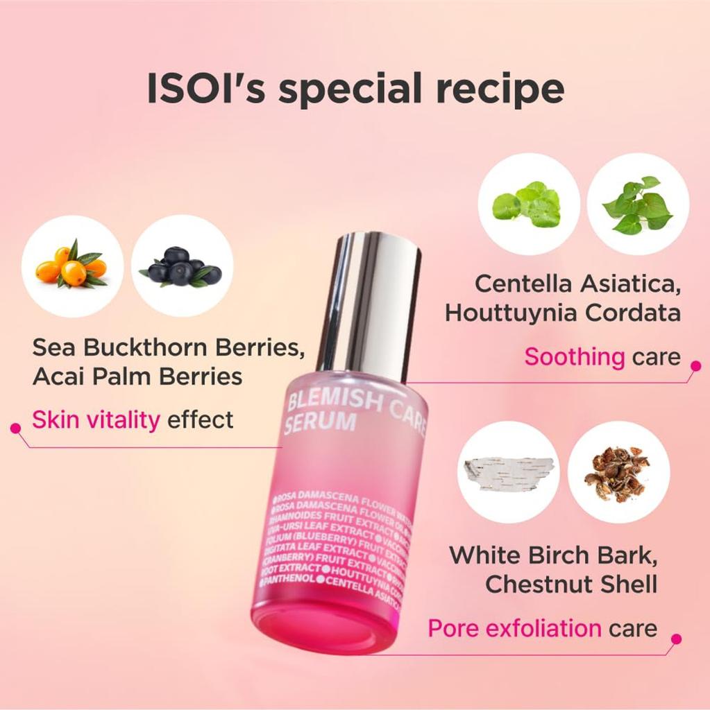 isoi Blemish Care Up Serum 35mL / 50mL / 70mL/ Reduces Pigmentation and Blemishes, Moisturizing, Korean Cosmetics, Kbeauty