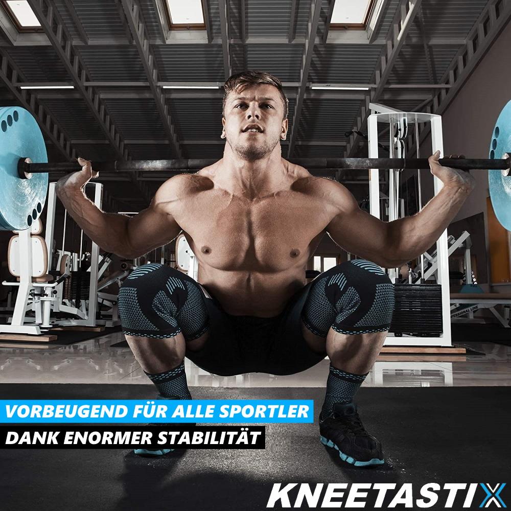 KNEETASTIX Knee Bandage Knee Pads Knee Support Knee Protection Sports Bandage Knee