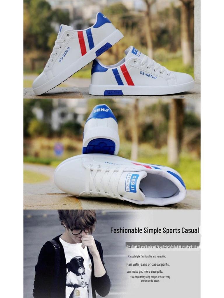 Herren Weiße Trendige Lässige Herbst 2025 Sportschuhe