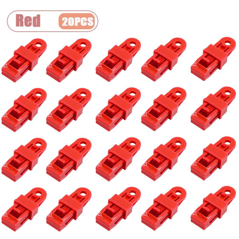 10-50PCS Adjustable Grommet Clips with Rope and Carabiners for Outdoor Camping Tents and Sun Shades A Windproof Guyline Kit