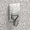 304 Stainless Steel Wall Hooks Self Adhesive Heavy Duty Towel Coat Bag Hanger Waterproof Hook Bathroom Kitchen Hardware Hook