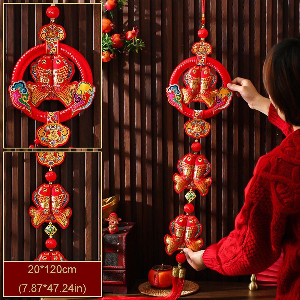 Lucky Chinese New Year Ornaments Hanging Spring Festival Decorations  Home