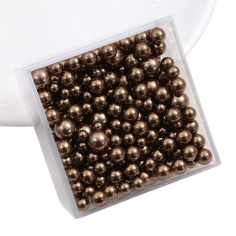 

3-8 мм 10/50 г случайные смешанные жемчужные бусины без отверстий, круглые бусины из АБС-пластика для рукоделия, изготовления ювелирных изделий 3-8mm 10g
