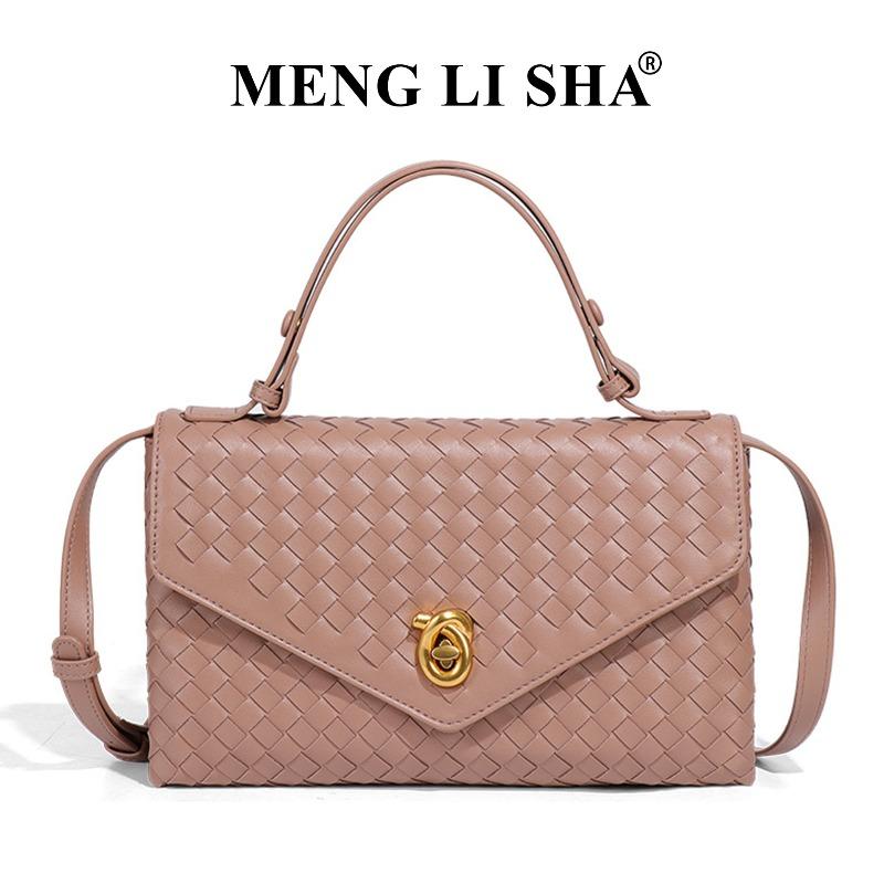 Spring and summer new niche design woven clutch envelope bag commuter fashion shoulder messenger dinner bag