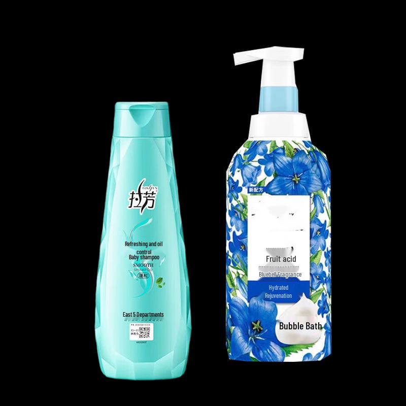 

Lafang Refreshing Oil Control Shampoo & Blue Wind Chime Shower Gel Set