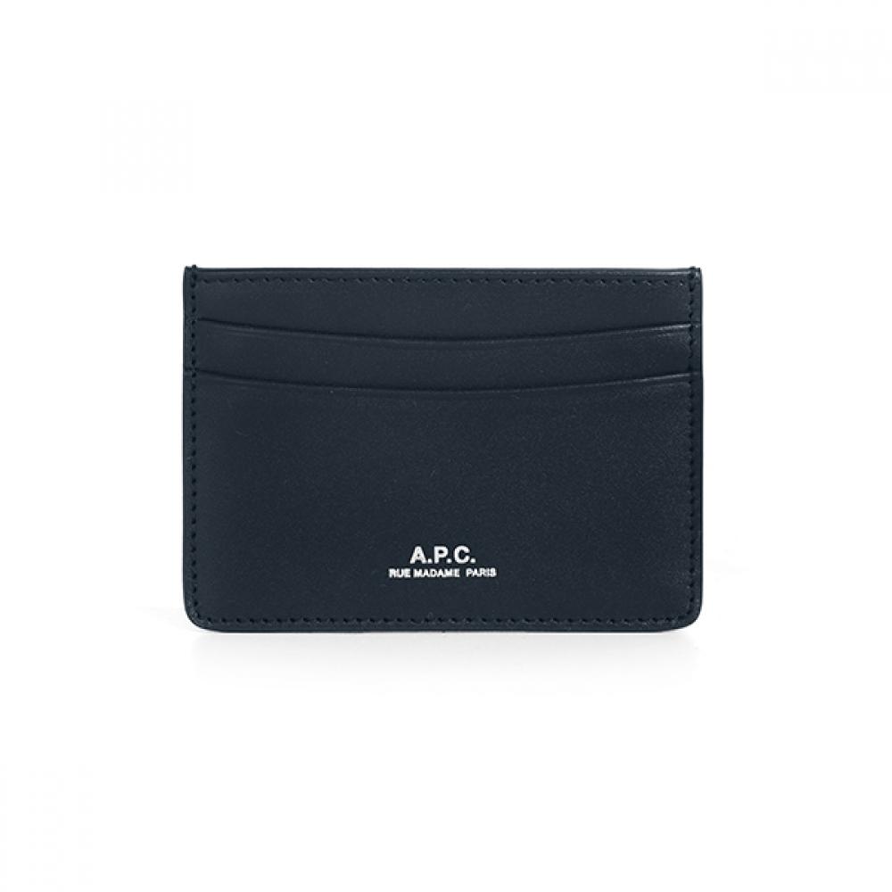 

A.p.c. Andre Card Holder Dark Navy Pxawv H63028 PXAWV H63028 IAK DARK NAVY