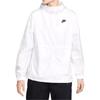 Nike Sportswear Essential Repel Solid Color Hooded Zip-Up Casual Long-Sleeve Jacket Unisex Outerwear White DM6179-100