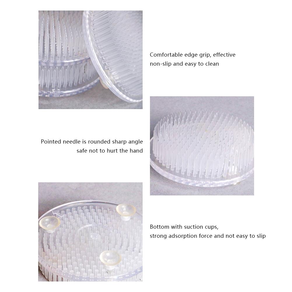 Ikebana Kenzan Flower Base Holder Round Flower Base Needle Plastic Lightweight Easy To Use Floral Decor Arrangement Tools