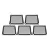 5Pcs PC Computer Case Cooler Fan Dust Filter Magnetic Frame Dustproof PC Fan Dust Filter Mesh Black 80mm