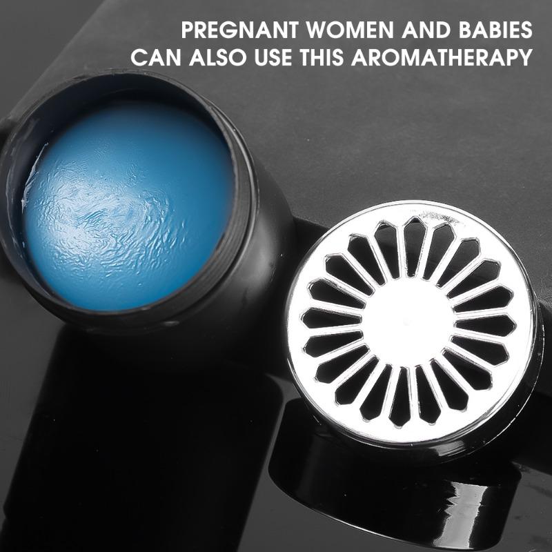 Bil Solid Parfyme Salve Universell Luftrenser Aromaterapi Ornamenter Naturlig Planteekstrakt Langvarig Lett Duft