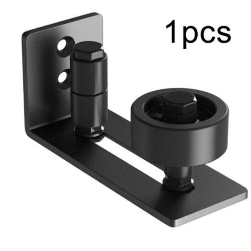 

1 шт. Раздвижная направляющая Фурнитура для амбарной двери Стальной ролик Система направляющих для шкафа Домашний комплект