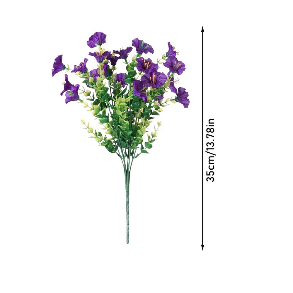 Fake Flowers Realistic Faux Plants UV Resistant Exquisite Home Decor Spring Decoration For Wedding Easter Hotel Studio