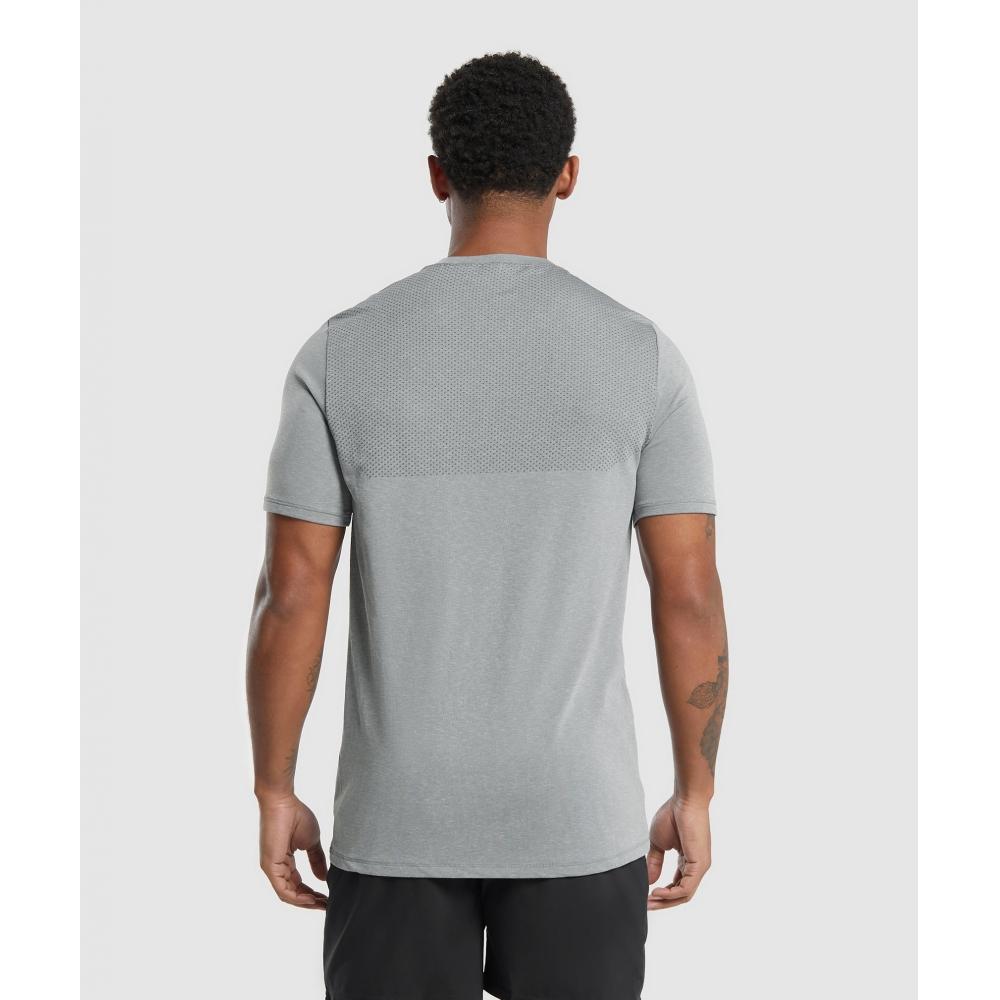 Gymshark ViTal Seamless T shirT lighT Grey Black Marl A6a4d Gb9z