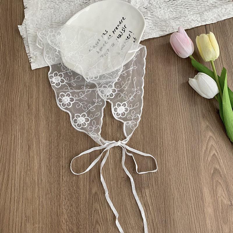 Retro Spitze Dreieckstuch Bestickte Spitze Haarband Für Frauen Mädchen Trendiger Dreieckiger Kurzer Rock Halbrock Po-Vorhang