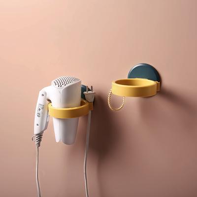 1PC Simple Bathroom Rack Bathroom Wall Hanging Hair Dryer Rack Storage Free Punching Hair Dryer Hanger Hair Dryer Rack