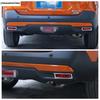 Rear Trunk Tail Lights Fog Lamp Decor Cover Trim For Nissan Kicks 2016 2017 2018   Car ABS Chrome Exterior Accessories
