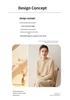 Women's Cashmere Round Neck Cable Knit Sweater - Thick, Loose Cuffs, Slit Design