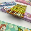 12Pcs Cartoon Pencils Cute Wooden Pencils Students Stationery Hb Black Write Draw School Boxed Pen Gift