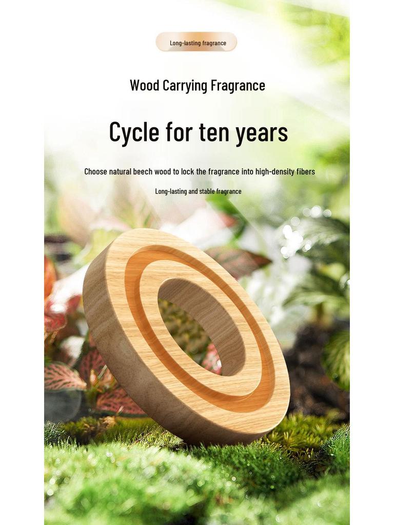 Rotating Solar Airplane Car Air Freshener – Long-lasting Fragrance Console Ornament