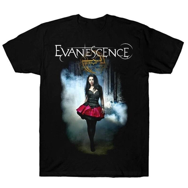 Vintage Evanescence Rock Band Fallen Black S To 5XL Unisex Shirt TV104