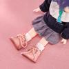 1 Pair Leather 1/12 Bjd Doll Shoes Canvas 1/12 Bjd Casual Shoes Cute OB11 Doll Baby Shoes  Obitsu11