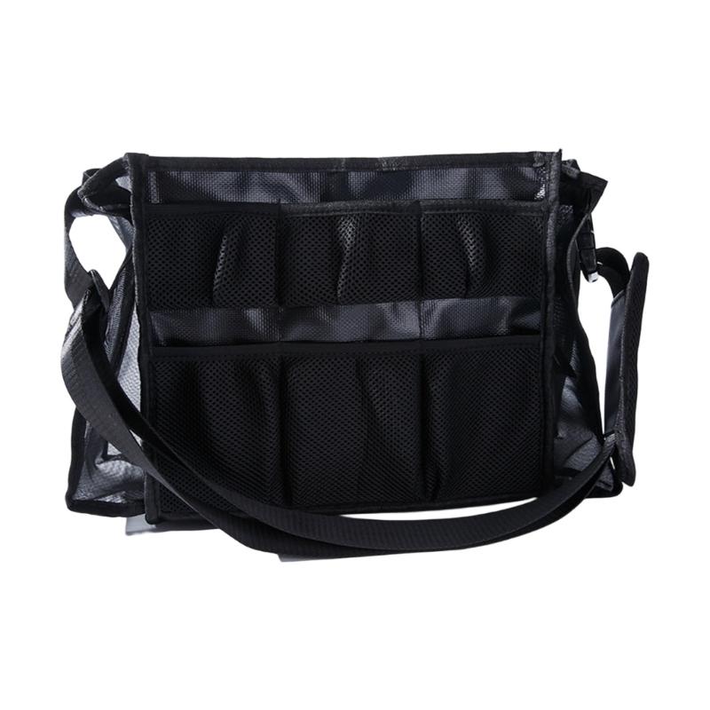 

Professional Stylist Storage Bag For Hairdressing Tools Breathable Mesh Zipper Design Heavy Duty Polyester Construction 1